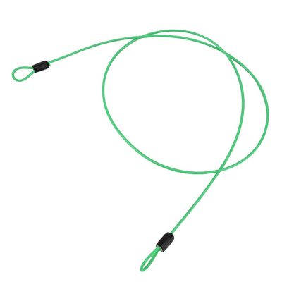 Bike Lock Cable,Security Cable,Bike Chain Lock,Cycling Sports Internal Steel Wire and External Plastic Security Loop Cable Bicycle Scooter Lock(Green), Bike Lock Cable Security Cable Bike Cable l
