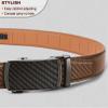 BULLIANT Men's Belt,Slide Ratchet Belt Adjsutable For Men Suit Casual Jeans Gift Boxed,Trim To Fit(Tawny,32"-38" Waist Adjustable) view 2