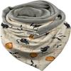 SCAPH Womens Scarf Halloween Winter Print Button Soft Wrap Casual Warm Scarves Shawls Bag Scarf (Color : A-Khaki, Size : One Size) view 3