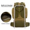 TianYaOutDoor 65L Tactical Backpack with Internal Frame Waterproof backpack for camping, hiking and outdoor traveling view 2