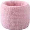 SCAPH Winter Thickened Collar High Collar Neck Cover Cold Plush Neutral Warm Neck Cover Sleep Cap Men (Color : Pink-a, Size : One Size) view 4
