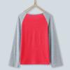 Little Girls Casual Long Sleeve T Shirts Crewneck Tunic Tops 4-13Y Kids Button Striped Tee Blouses (10#Red, 6-7 Years) view 3