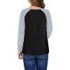 Little Girls Casual Long Sleeve T Shirts Crewneck Tunic Tops 4-13Y Kids Button Striped Tee Blouses (09#Black, 6-7 Years) view 2