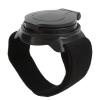 Alomejor Cycling Wrist Mirror, Mirror with Nylon Wrist Arm Strap Convex Black 5cm Diameter Rearview Mirror for Motorcycles view 2