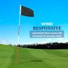 AGAS Black Golf Flags Mini with Grommets 14x20 inch - Printed Single Sided 200D Nylon - Double Sewn Edges - Golf Flags with Canvas Heading and 3 Brass Grommets - Practice Pin Flags - Putting Green Flags - Waterproof Putting Green Flags Mini Pin Flags view 4
