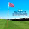 AGAS Pink Golf Flags Mini with Grommets 14x20 inch - Printed Single Sided 200D Nylon - Double Sewn Edges - Golf Flags with Canvas Heading and 3 Brass Grommets - Practice Pin Flags - Putting Green Flags - Waterproof Putting Green Flags Mini Pin Flags  view 4