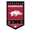 Arkansas Razorbacks Heritage History Banner Pennant view 1