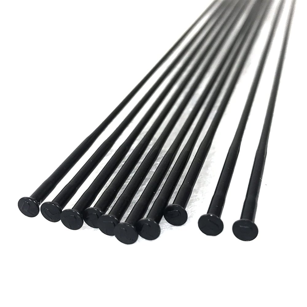 10 Round Spokes Original Three Butt Joint Stainless Steel Straight Rod 14G Spokes (Color : 295mm)