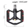 Bicycle Carbon Pedal Titanium Axle Road Bike Pedal MTB Super Light 3 Bearing Anti-Skid Pedal for Brompton Pedal view 2
