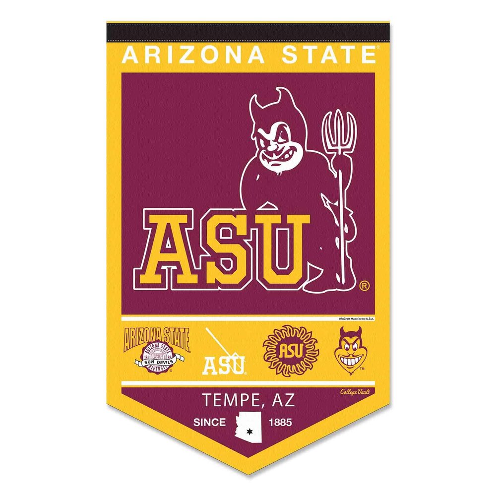 Arizona State Sun Devils Heritage History Banner Pennant