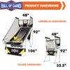 Hall of Games Xtra Long Shot EZ-Fold Premium Arcade Basketball Game with Built-in 4-Ball Storage Rack, Pop Off with The Perfect Basketball Game view 2