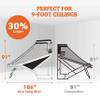 Hall of Games Xtra Long Shot EZ-Fold Premium Arcade Basketball Game with Built-in 4-Ball Storage Rack, Pop Off with The Perfect Basketball Game view 3
