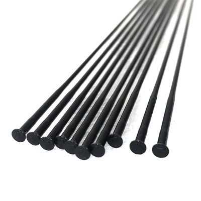 10 Round Spokes Original Three Butt Joint Stainless Steel Straight Rod 14G Spokes (Color : 287mm)