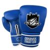 PRO Standard Series Leather Competition Boxing Gloves (Blue, 12oz) view 1