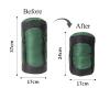 Sanmum Nylon Compression Sack for Sleeping Bag, Lightweight Stuff Bag Organizer for Camping Backpacking Hiking (5L-8L,Green) view 3