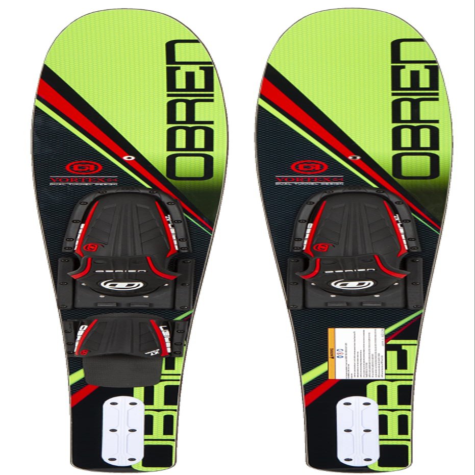 O'Brien Jr Vortex Widebody Combo Waterskis, 54" Green