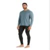 Terramar Mens Ventilator Performance Series Light Weight Long Sleeve Shirt with 4-Way Stretch, Stormy Weather, Small view 1