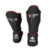 PRO Standard Competition Shin Guards for Martial Arts (X-Large, Black) view 1
