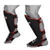 PRO Standard Competition Shin Guards for Martial Arts (X-Large, Black) view 3