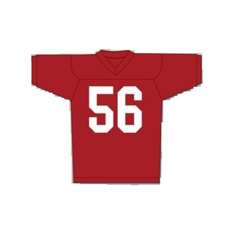 Lil Giants Becky Icebox O'Shea 56 Football Jersey Stitch Sewn Black