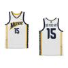 Ho You Fat 15 Sewn 92 White Basketball Jersey view 1
