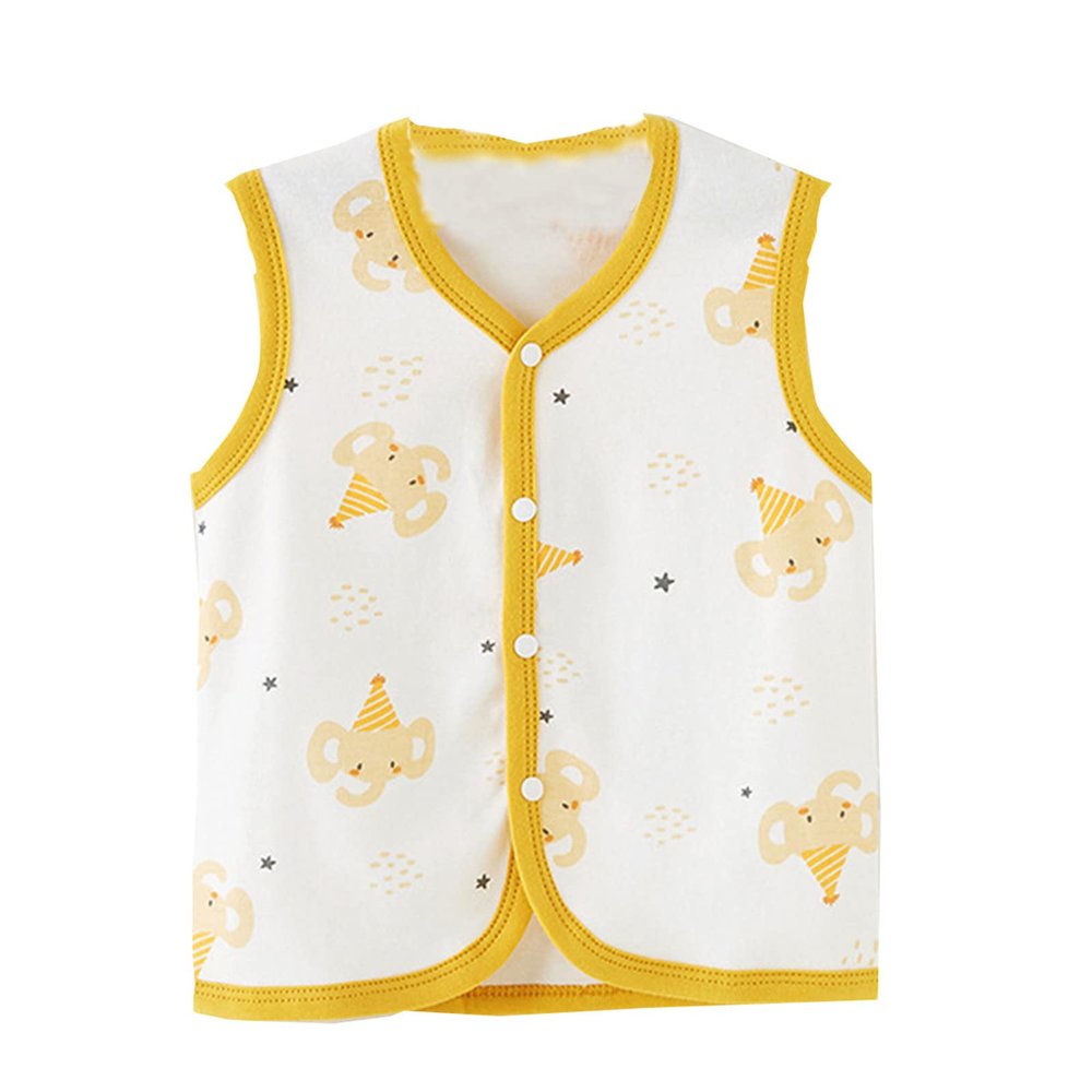 Baby Boys Girls Vest Cotton Warm Vests Padded aistcoat Toddler Outwear Photoshoot 0-4 Years (H, 6-12 Months)
