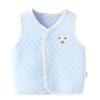 Baby Kids Boys Girls Vests Winter Cotton Warm Sleeveless Coat Padded aistcoat Toddler Outwear (Blue, 18-24 Months) view 1