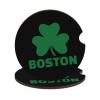 Boston Shamrock Wood Car Coasters for Cup Holders Drink Coaster Cup Mat Car Accessories for Women Men 2PCS view 1