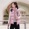 Toddler Girl Boys Vest Coat Winter Solid Lightweight Down Vests With Zip up Pockets 3-13 Years (Pink, 5-6 Years) view 3