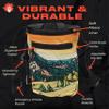 GNARLY DOOD Flat Irons Rock Climbing Chalk Bag | for Outdoor, Gym, & Bouldering | Adjustable Waist Belt, Durable Drawstring Closure, & Zippered Pocket view 2