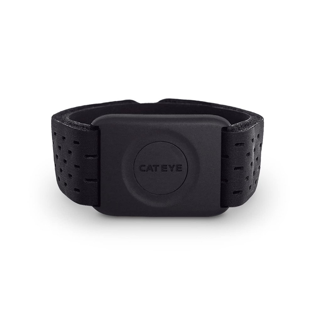CATEYE OHR-31 Optical Heart Rate Sensor Bluetooth/ANT+, USB Rechargeable Armband HR Monitor for Road, MTB & Gravel Cycling, 24 Hour Battery Life, IPX7 Waterproof, Fitness/Smartphone App Compatible