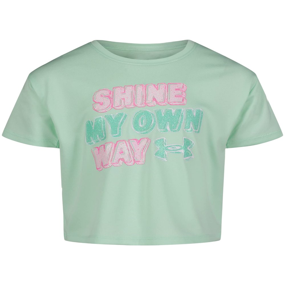 Under Armour UA Shine My OWN Way SS, Aqua Foam Shine, 5