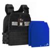 AmStaff Fitness Tactical Weighted Vest - Adjustable Weight Vests for Men & Women - Versatile Wearable Weighted Vest for Fitness Workouts, Strength and Endurance Training, Running, WO - (20lb) view 1