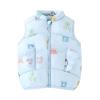 Baby Boys Girls Hooded Vest Cute Cartoon Winter uffer Lightweight Vests Cute Thick Soft Clothes 1-6 (Blue, 2-3 Years) view 1