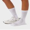 32 Degrees Women's 5 Pack Comfort Crew Socks | Anti-Odor | Arch Support | Active | Casual | Work, White, Medium view 3