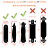 Cosmos Skateboard Bag - Skateboard Backpack & Travel Carry Bag with Outer Pocket, Adjustable Strap for Standard, Mini Cruiser, Regular Size Adult Skateboard, Water-Resistant Fits Commute & Outdoor Use view 3