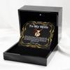 Heart Knot Gold Necklace Luxury Box Gift Necklace for Wife Heart shaped Silver and Gold Personalized Gift for Women view 2