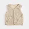Toddler Girl Boys Vest Coat Warm Thick Cotton Vests Padded aistcoat Toddler Outwear Photoshoot 3-12 (White, 7-8 Years) view 3