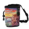 GNARLY DOOD New River Gorge Rock Climbing Chalk Bag | for Outdoor, Gym, & Bouldering | Adjustable Waist Belt, Durable Drawstring Closure, & Zippered Pocket view 1