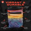 GNARLY DOOD New River Gorge Rock Climbing Chalk Bag | for Outdoor, Gym, & Bouldering | Adjustable Waist Belt, Durable Drawstring Closure, & Zippered Pocket view 2