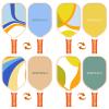 Pickleball Paddles Set of 4, Premium Wood with 4 Indoor & Outdoor Pickleball Balls and 1 Carry Bag, Pickleball Rackets with Ergonomic Cushion Grip for Beginner & Professional Gifts for Women Men Youth view 2