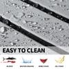 Fullfire EVA Foam Boat Flooring, Faux Teak Marine Boat Decking Sheet with Self-Adhesive Deck Carpet for Bass Boat Jon Boat Pontoon RV Kayak Floor 94" x 15" Grey with Black Lines view 3