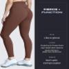 Aoxjox High Waisted Workout Leggings for Women Trinity Yoga Pants 26.5" (D Dark Brown, Small) view 3