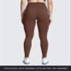 Aoxjox High Waisted Workout Leggings for Women Trinity Yoga Pants 26.5" (D Dark Brown, Small) view 4