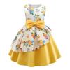 COMISARA Flower Girl Dress Little Kids Birthday Christmas Easter Prom Pageant Wedding Bridesmaid Party Performance Fancy Formal Princess Ball Gown Dresses Size 2T 3T Yellow 100 view 1