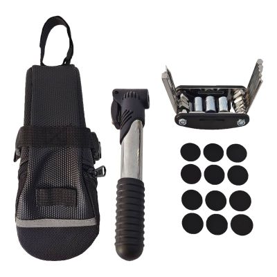 Dawot Bike Tools Bike Tire Tool Kit with Mini Pump Bike Repair Tool kit Bicycle Maintenance Tool Set for Mountain Bike Road