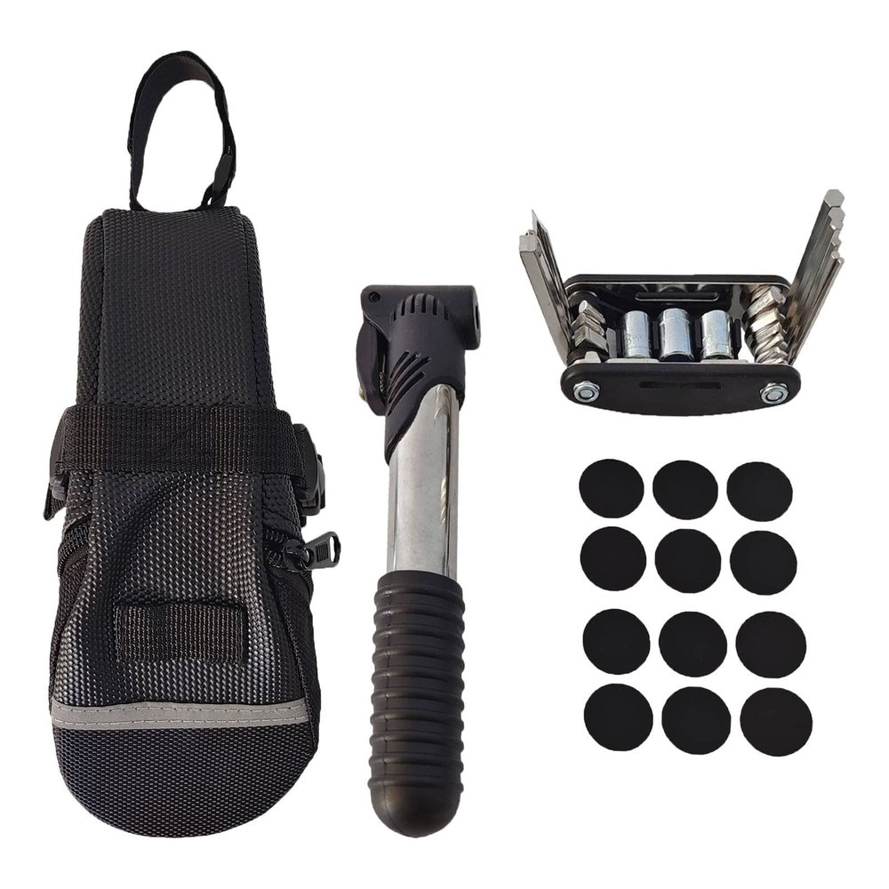 Dawot Bike Tools Bike Tire Tool Kit with Mini Pump Bike Repair Tool kit Bicycle Maintenance Tool Set for Mountain Bike Road