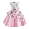 COMISARA Flower Girl Dress Little Kids Birthday Christmas Easter Prom Pageant Wedding Bridesmaid Party Performance Fancy Formal Princess Ball Gown Dresses Size 2T 3T Pink 100 view 4