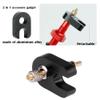 1 Pair Tubeless Value Stems Premium No Leak Tubeless Presta Valve Stems Kits with Integrated Value Core, Protective Rings and Valve Stem Caps Fit Most Bicycle Tubeless Rims (Blue,120MM) view 4
