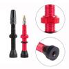 1 Pair Tubeless Value Stems Premium No Leak Tubeless Presta Valve Stems Kits with Integrated Value Core, Protective Rings and Valve Stem Caps Fit Most Bicycle Tubeless Rims (Blue,60MM) view 3